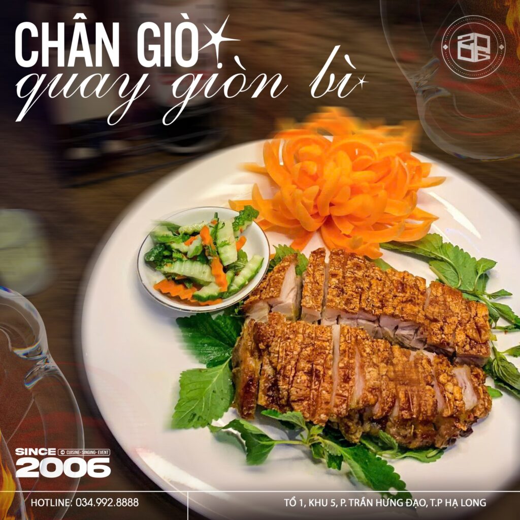 CHÂN GIÒ QUAY GIÒ BÌ - BÌ MỀM NGỌT - THỊT GIÒN RỤM